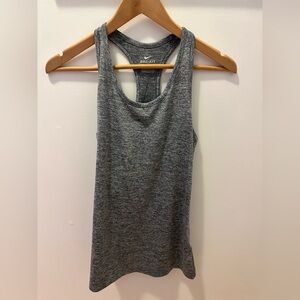 Like-New- Nike Dri-Fit Light Heather Grey Sports Racer Tank Top (S)